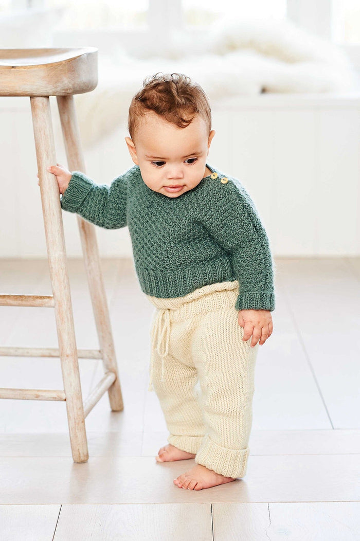 1041 Rico Baby Sweater, Leggings, and Hat Pattern Pamphlet Pattern Rico