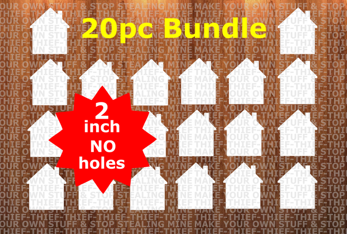 2 inch - House - (great for badge reels & hairbow centers)