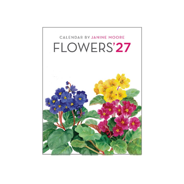 2027 Desktop Calendar - 5 x 7 - Flowers