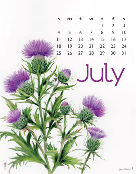 2027 Desktop Calendar - 5 x 7 - Flowers