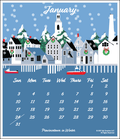 2027 Poster Calendar - 11 x 14 - Cape Cod