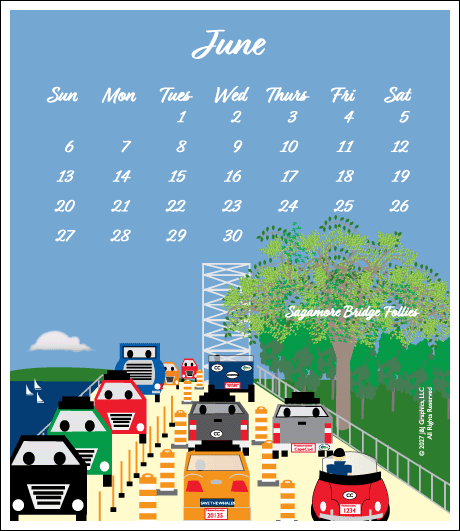 2027 Poster Calendar - 11 x 14 - Cape Cod