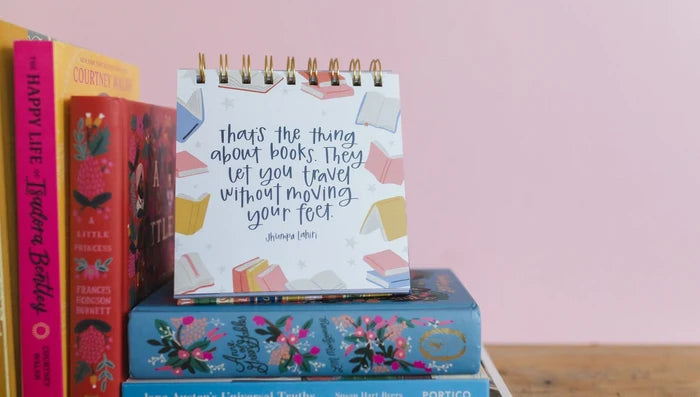 52 Weeks Of Book Quotes Desk Flip Calendar