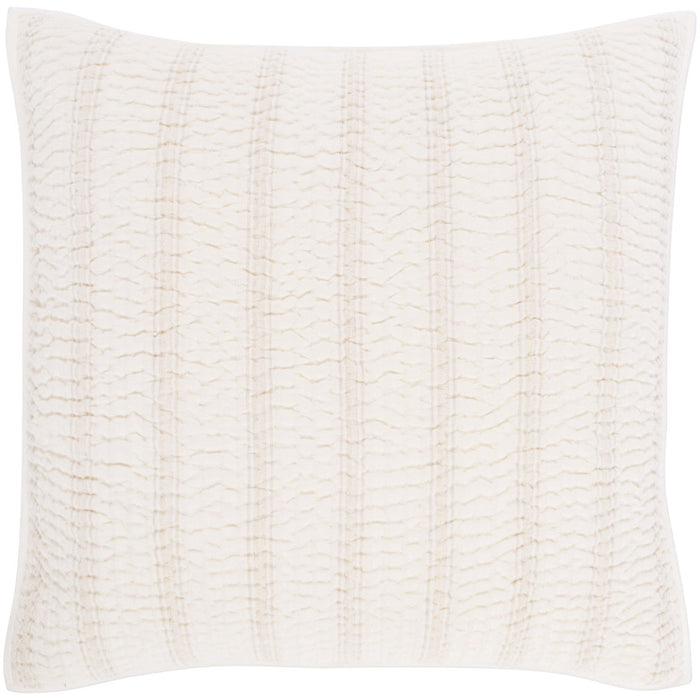 Abram Eggshell Cotton Linen Quilt Set - Chapin Furniture