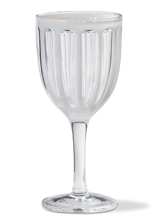 ACRYLIC WHITE WINE GLASS