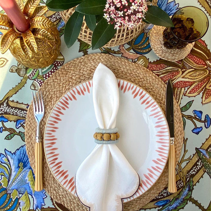 allee de cypres handpainted dinner plate