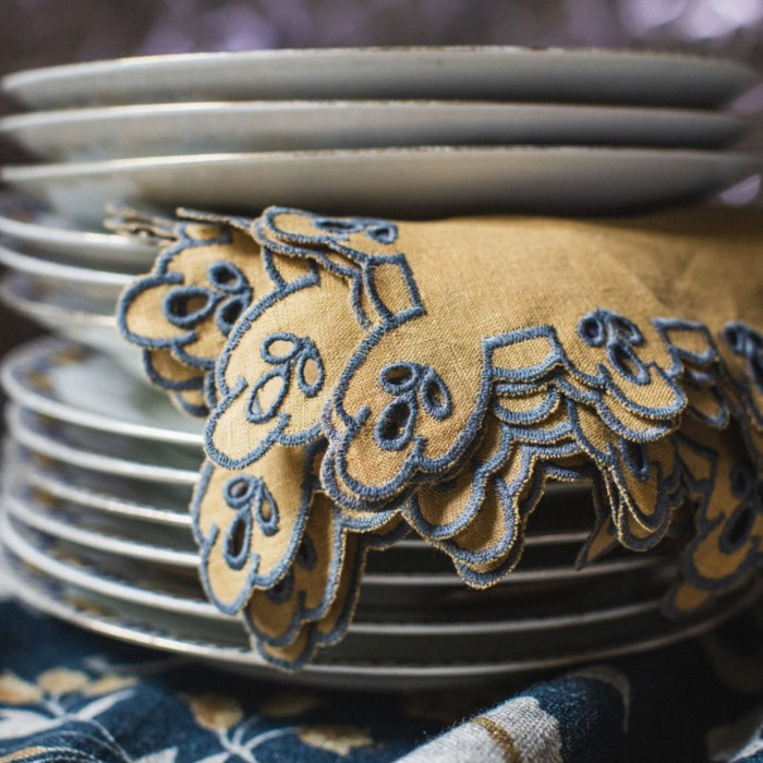 Amalfi Dinner Napkin Oxide - Set of 4