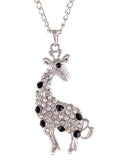 Amusing Jet Giraffe Necklace Pendant - ALILANG.COM