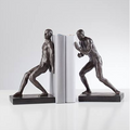 Athletic Resin Men Bookends Set of Two