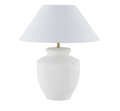 Atlas White Table Lamp