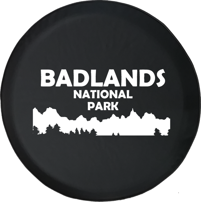 Jeep Wrangler Tire Cover With Badlands National Park (Wrangler JK, TJ, YJ)