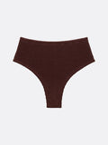 Balboa high waisted bikini bottom - chocolate brown Elysiian