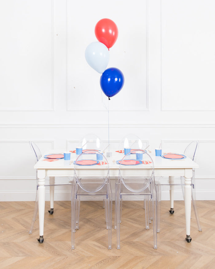 Baseball - 11in Balloon Centerpiece - bouquet of 3