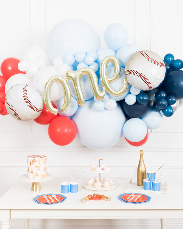Baseball - ONE Balloon Backdrop Install Piece - 6ft