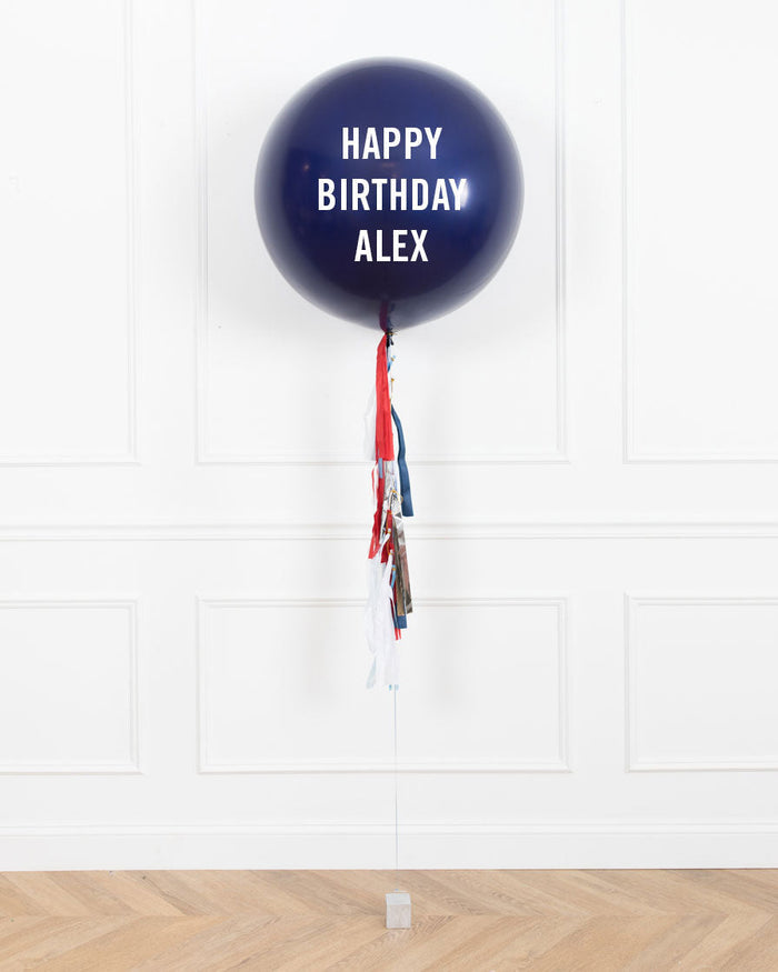 Baseball - Personalized Birthday Giant Balloon with Tassel