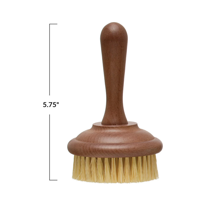 Beech Wood & Sisal Brush in a Espresso Finish.