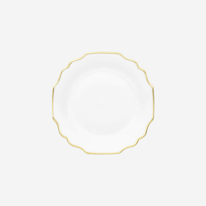 Augarten Wien 1718 Belvedere White Bread Plate -BONADEA