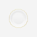 Augarten Wien 1718 - Augarten Belvedere White & Gold Dessert Plate - BONADEA