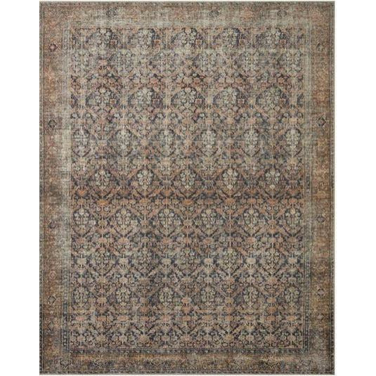 Billie Rug in Ink Salmon