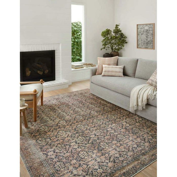 Billie Rug in Ink Salmon