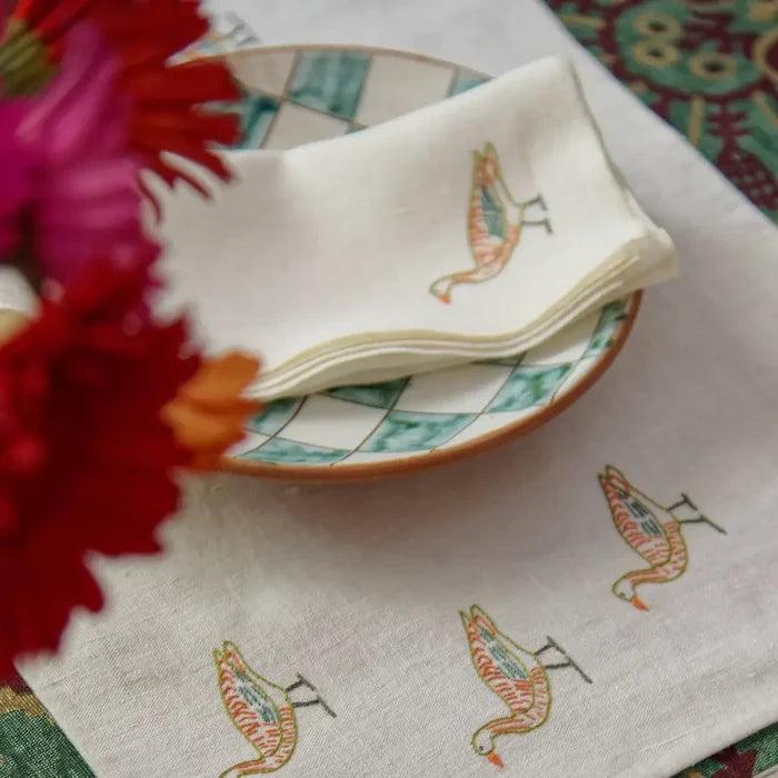 Birdlife Cocktail Napkin - Set of 6