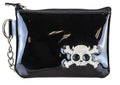 BLACK SKULL PURSE WALLET