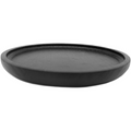 Black Wood Tray | Round