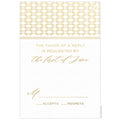 Bleeker Trellis Reply Card