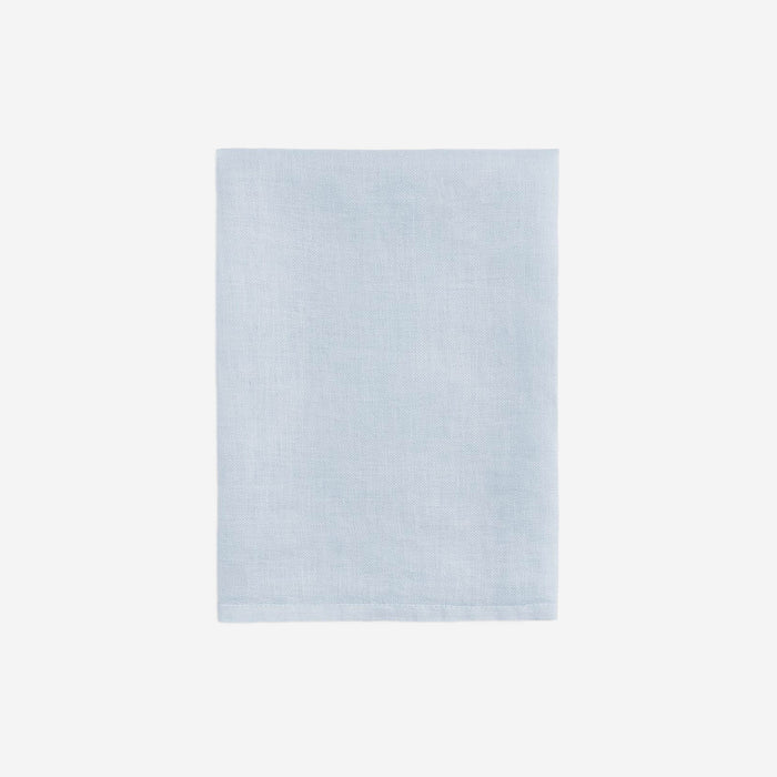 Blue Linen Sateen Napkins - Set of 4