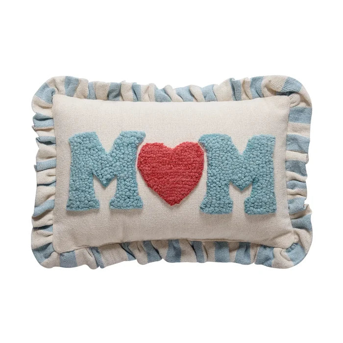 Blue Mom Hook Pillow