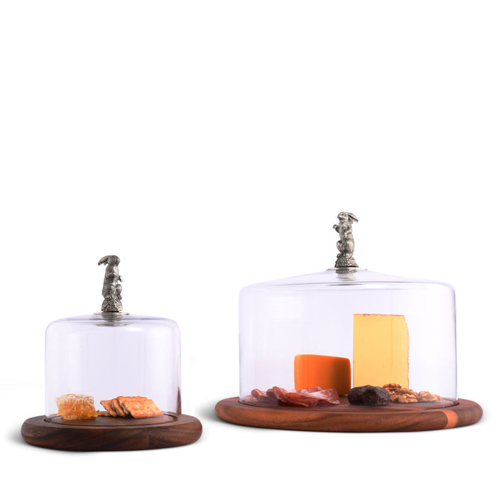 Covered Wood Cheese Board - Bunny  Vagabond House