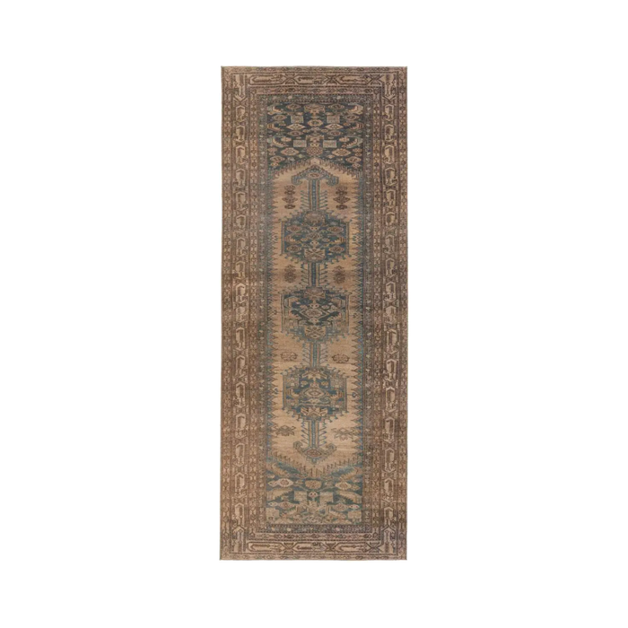 Canteena Rug - Brown, Blue & Tan