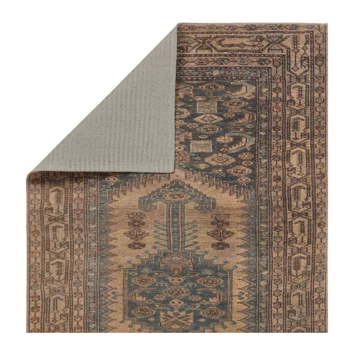 Canteena Rug - Brown, Blue & Tan