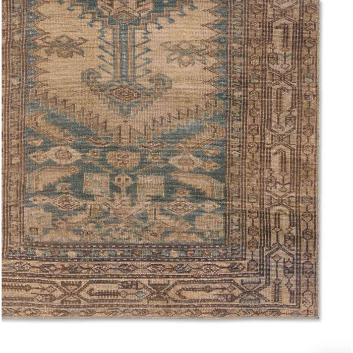 Canteena Rug - Brown, Blue & Tan