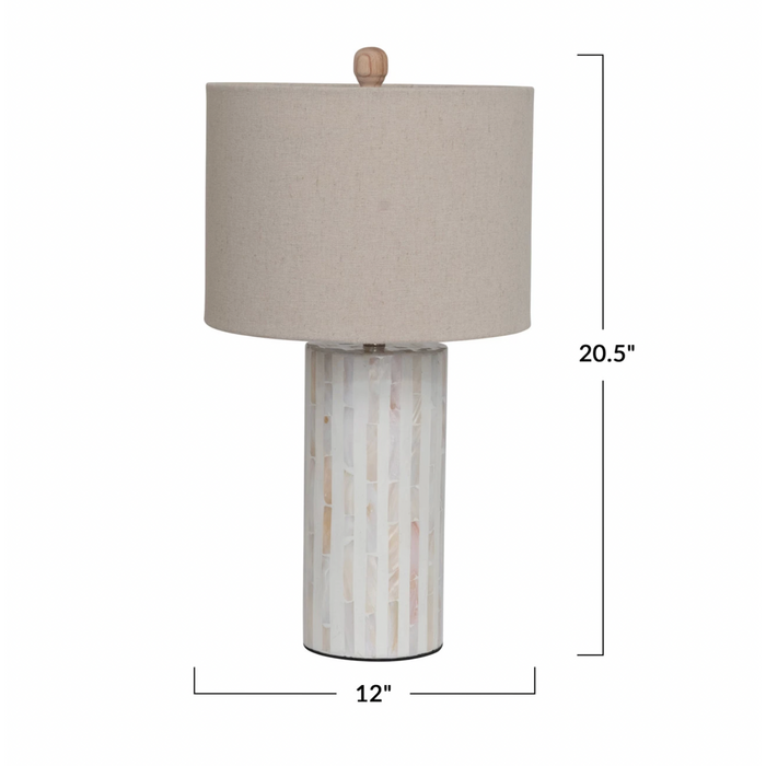 Capiz Table Lamp