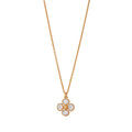 Capucine de Wulf - Necklace - Clover Double Sided Charm  16" - Mother of Pearl - Findlay Rowe Designs