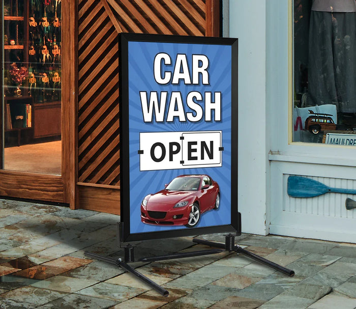 Car Wash Open/Closed Sign Insert - 28"w x 44"h - UnitedSign