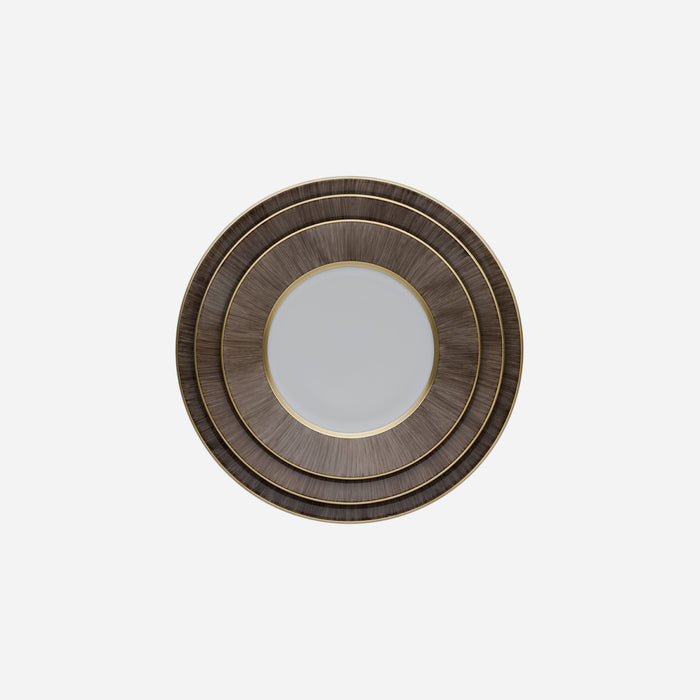 Legle Limoges Carbone Bronze Dinner Plate - BONADEA