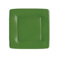 Caspari - Salad & Dessert Plates - Grosgrain Square Hunter Green - Findlay Rowe Designs