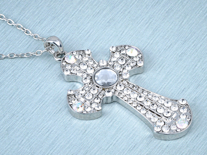 Celtic Holy Grail God Re Cross Pendant Necklace - ALILANG.COM