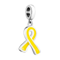 Chamilia Beads-Yellow Ribbon