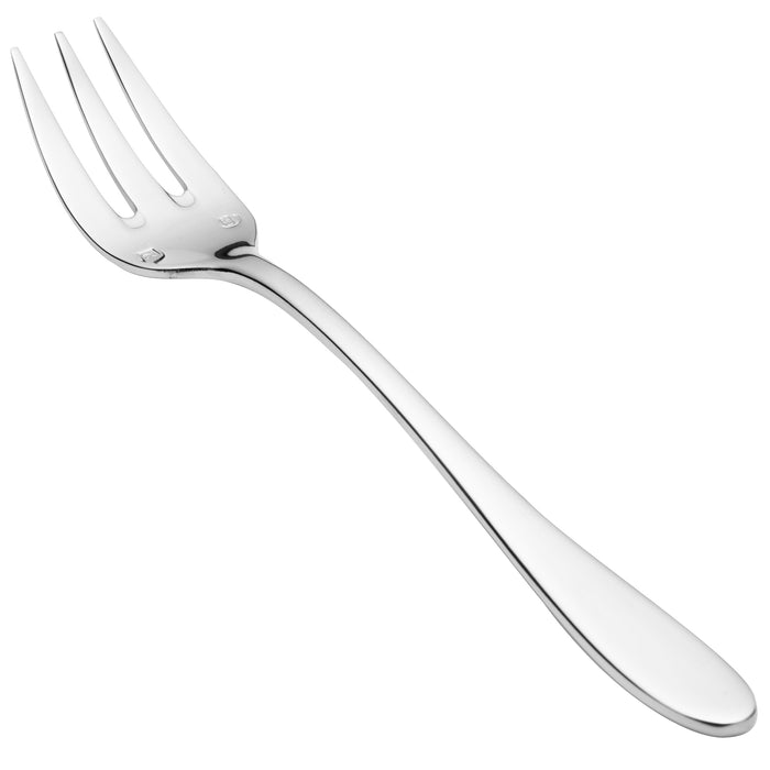 Chef & Sommelier T0421 Lazzo 5 5/8" 18/10 Stainless Steel Extra Heavy Weight Oyster Fork by Arc Cardinal - 12/Pack
