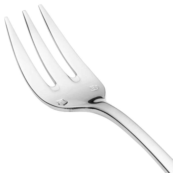 Chef & Sommelier T0421 Lazzo 5 5/8" 18/10 Stainless Steel Extra Heavy Weight Oyster Fork by Arc Cardinal - 12/Pack