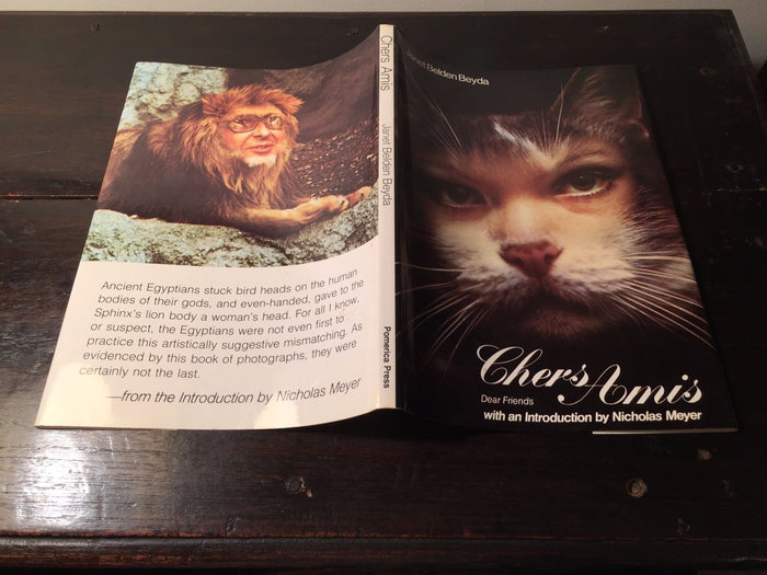 CHERS AMIS Janet B. Beyda — 1st/1st 1977 HC/DJ, Anthropomorphic Photography RARE