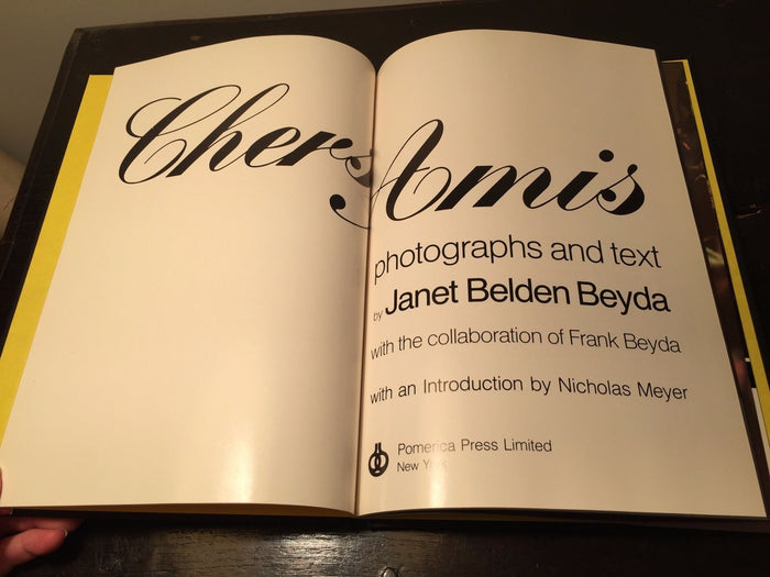 CHERS AMIS Janet B. Beyda — 1st/1st 1977 HC/DJ, Anthropomorphic Photography RARE