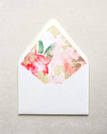 Chloe Invitation Envelope Liner