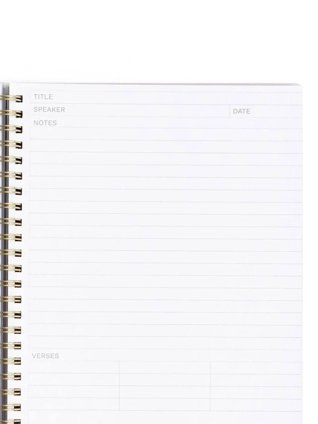 Church Notes Notebook w/ Maps -Lilac