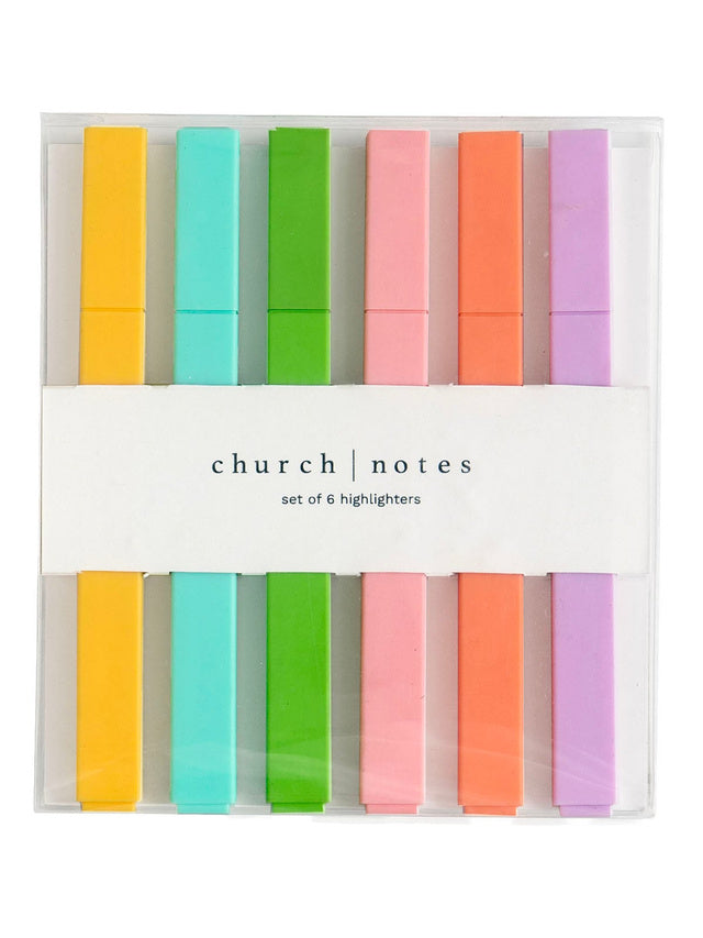 Church Notes Radiant Highlighter Set