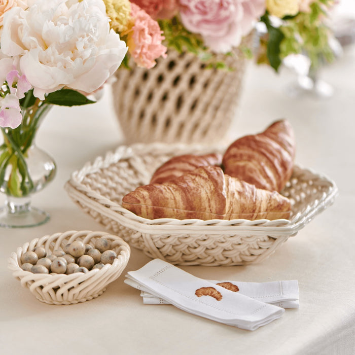 Croissant Cocktail Napkin - Set of 4