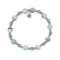 Day by Day Collection- Robins Egg Agate Gemstone Bracelet